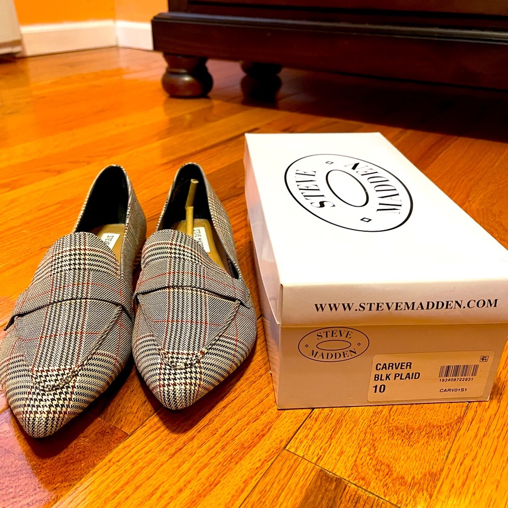 Steve Madden plaid flats